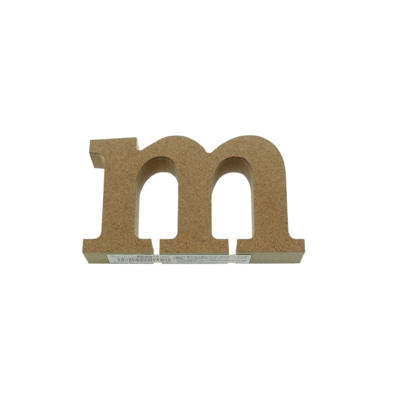 MDF 3D Letter Small m